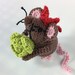 Festive Mouse - 'Sprout'!  Complete Amigurumi Crochet Kit with luxury natural yarns for beginners up. 