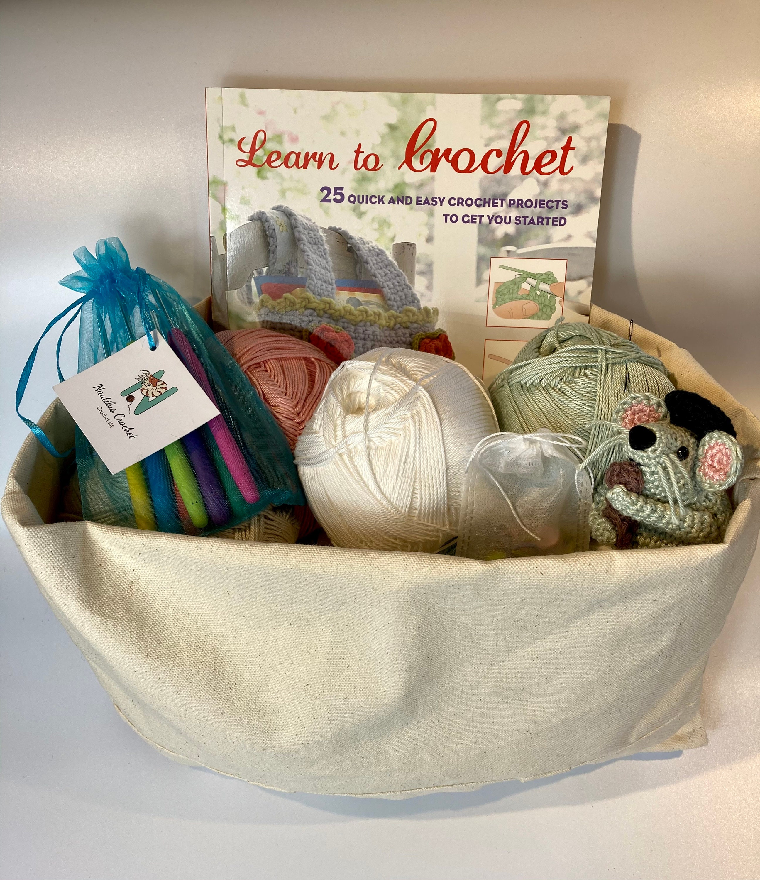 Crochet Beginners Kit. including luxury yarn a crochet book Etsy