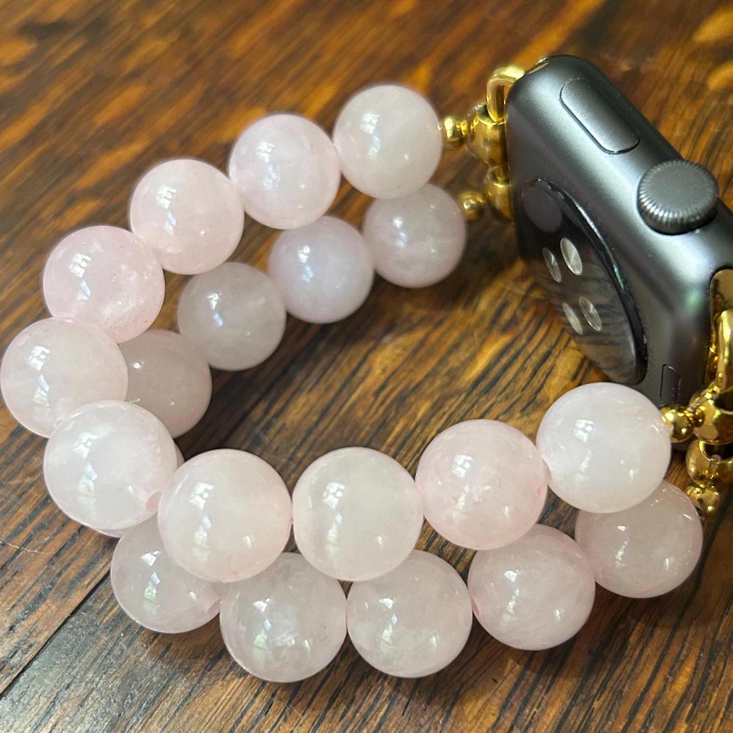 Rose quartz apple watch band hotsell