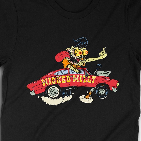 Crazy Mechanic Shirt, Funny Monster T-Shirt, Hot Rod Shirt, Psychobilly Shirt, Gasser Rat Rod Shirt 0903