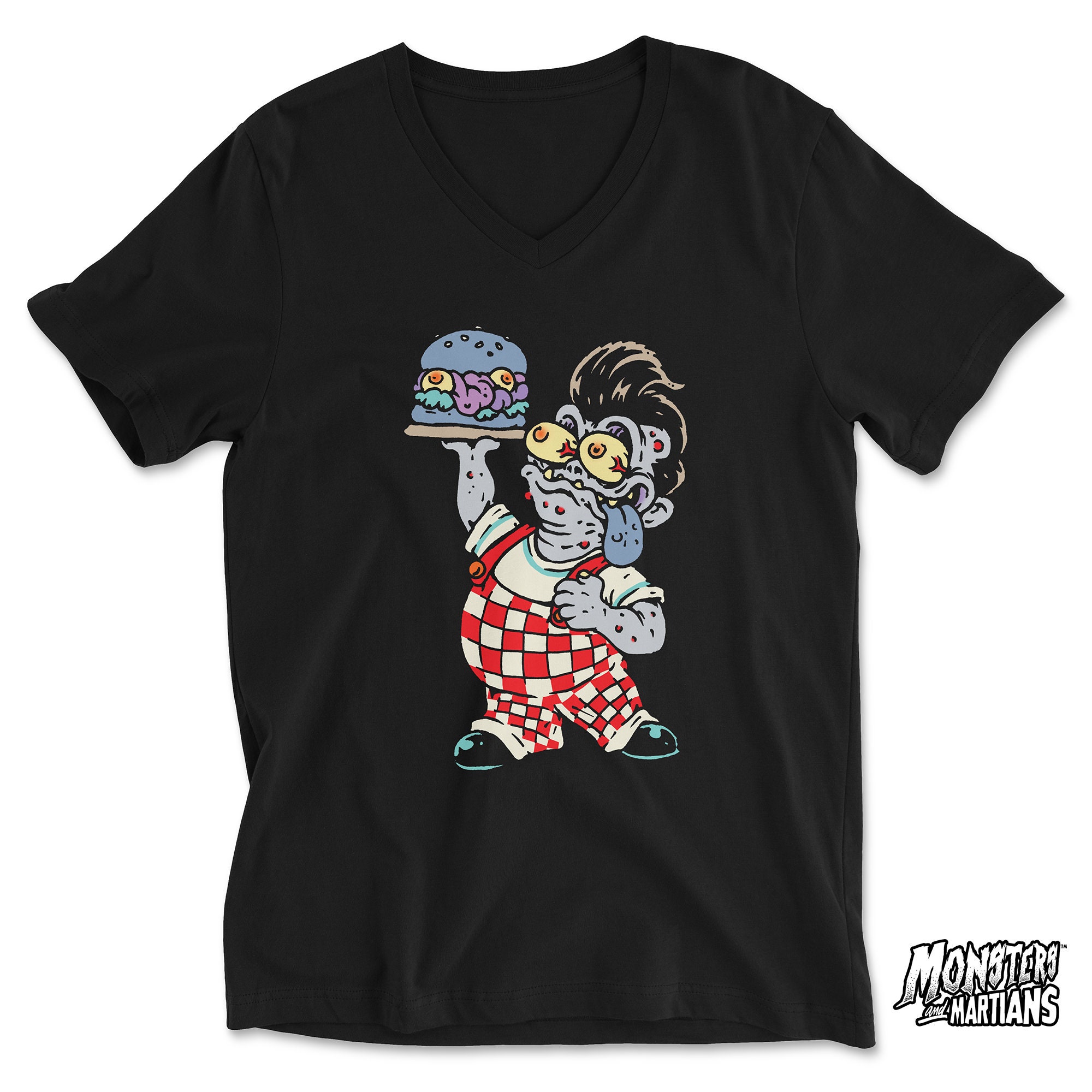 Stink Boy Burger Restaurant Shirt Funny Parody T-shirt Monster