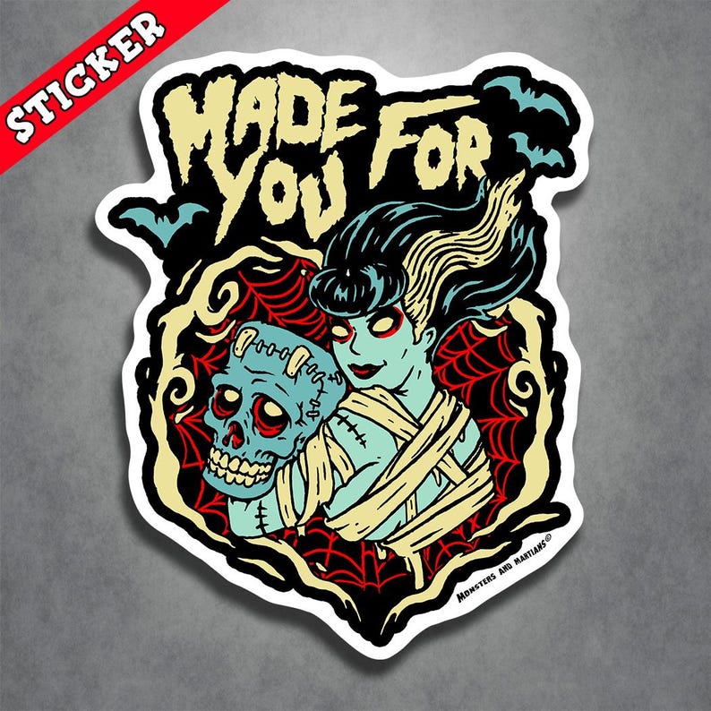 Custom Decal, Twisted Art Style Laptop Design | Semi Gloss Vinyl | Durable Weatherproof Sticker image 1