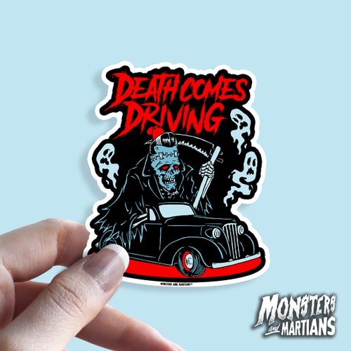 Greaser Werewolf Vinyl Sticker Horror Punk Decal Psychobilly Etsy