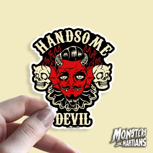 Greaser Werewolf Vinyl Sticker Horror Punk Decal Psychobilly Etsy