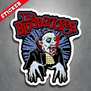 Dracula Vampir Vinyl Aufkleber, Horror Punk Aufkleber, Psychobilly Rockabilly Aufkleber, Lowbrow Art, Laptop Aufkleber, Halloween Aufkleber