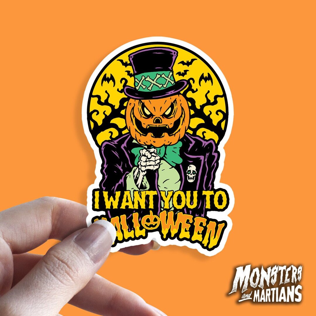 Disturbing Image Decals Halloween Sticker, Creepy Decal, Durable Psychobilly, Outdoor Rated ...
