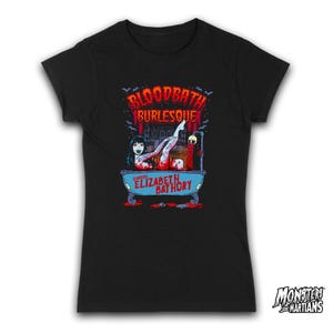 Elizabeth Bathory Gothic T-Shirt - Burlesque Horror Clothing, Psychobilly Vampire Shirt image 3