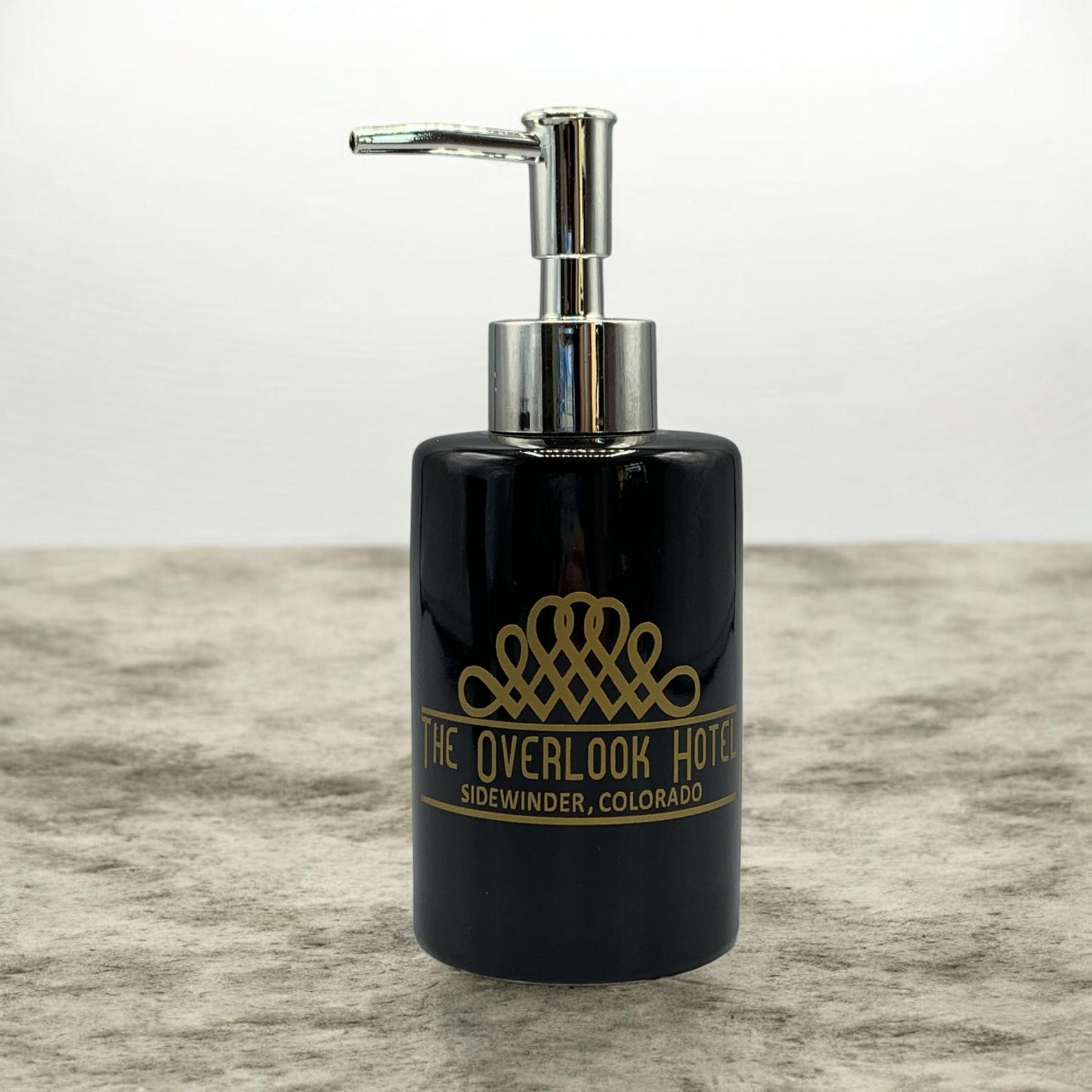 The Shining inspired The Overlook Hotel Soap Dispenser, Horror
