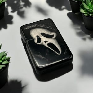 Ghostface Mask Horror Lighter.