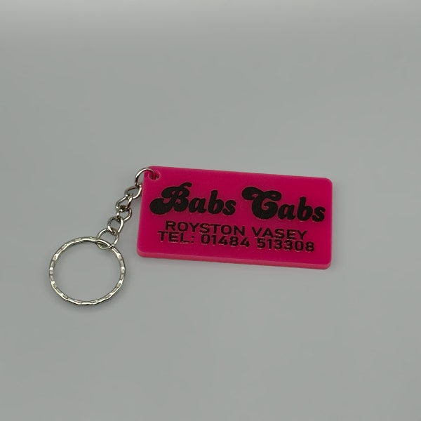 Babs Cabs decorative Keyring