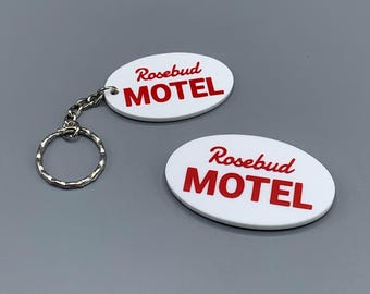 Schitt's Creek inspired Rosebud Motel decorative Keyring or magnet