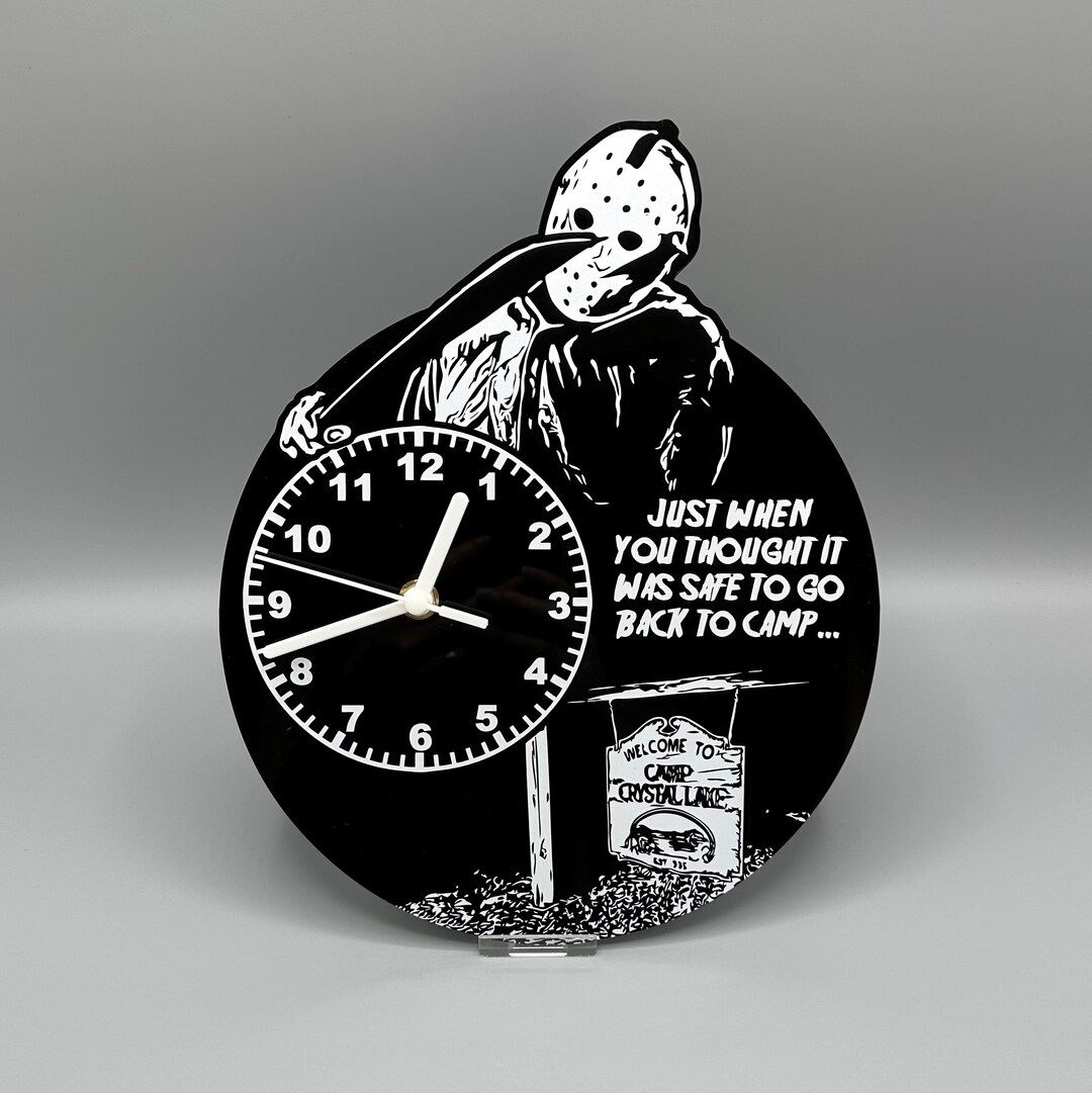 Friday 13th Inspired Jason Clock - Etsy UK