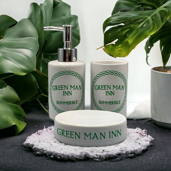 The Wicker Man inspired Green Man Inn Bathroom Set.