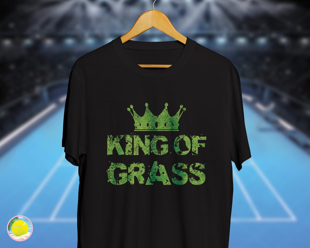 Tennis KING OF GRASS Personalized Shirt Unisex Gift Player Etsy