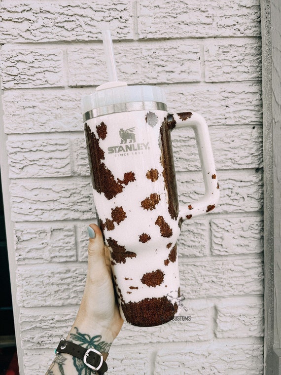 You Can Now Get a Cowhide Decorated Stanley Tumbler and It Is So Cute