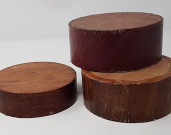 Bowls Blanks Woodturning Sapele Padauk Bubinga Exotic wood 3 Bowls