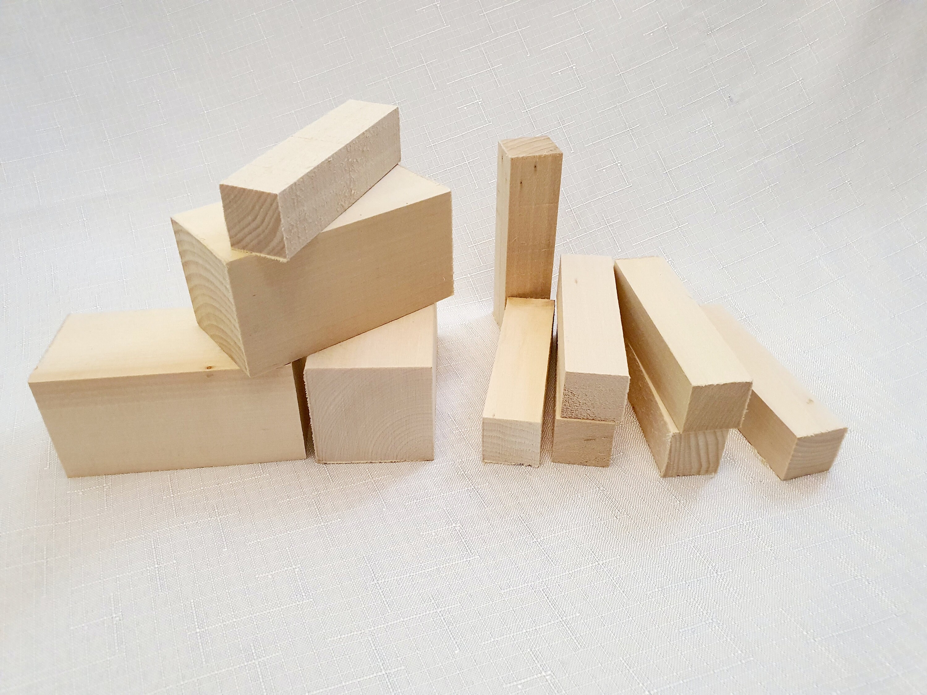 Lime Wood Hand Carving Blanks Blocks. 11 Piece. Two Sizes Etsy UK