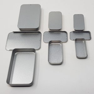 Silberne Geschenkdose mit festem Deckel Perfekt für Kinder und Erwachsene