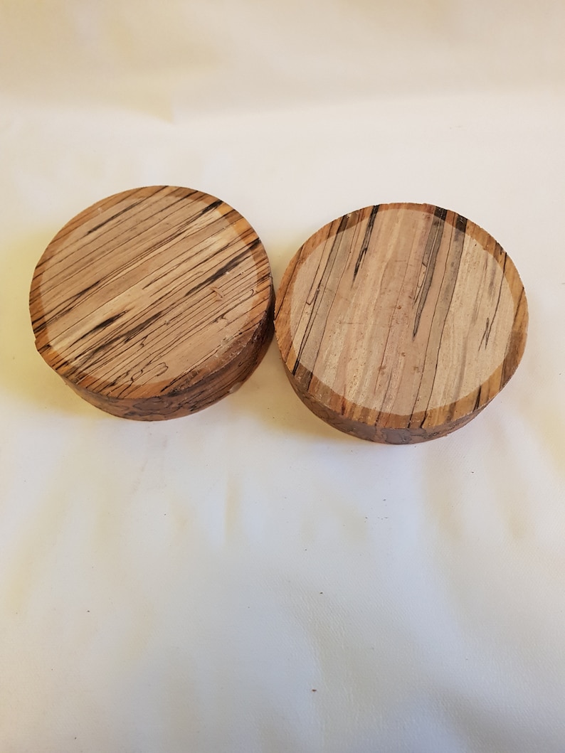 Spalted Beech wood turning bowl blank. 40mm thick. Etsy
