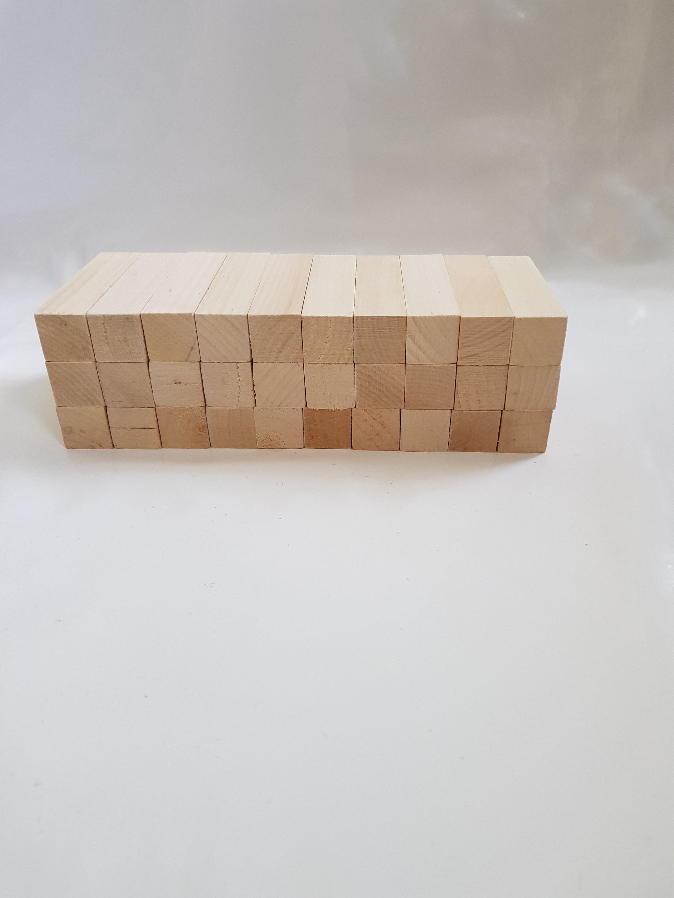Wood carving wood blocks image to u