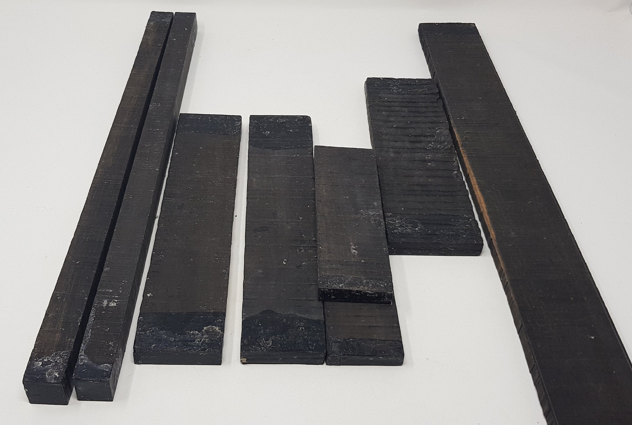 Ebony Wood Slats Blanks Stick Exotic Wood Handicraft Etsy