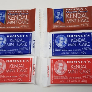 Survival  Bushcraft High-Energy Snack Mint Cake Bar 40G  ROMNEY&#39;S KENDAL