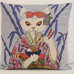 Cotton Painted Pillow Cover, Printed Animal Pillowcase, Cotton Linen Print Pillowcase