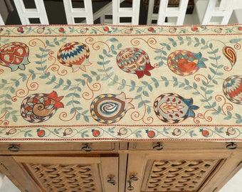 Suzani table runner