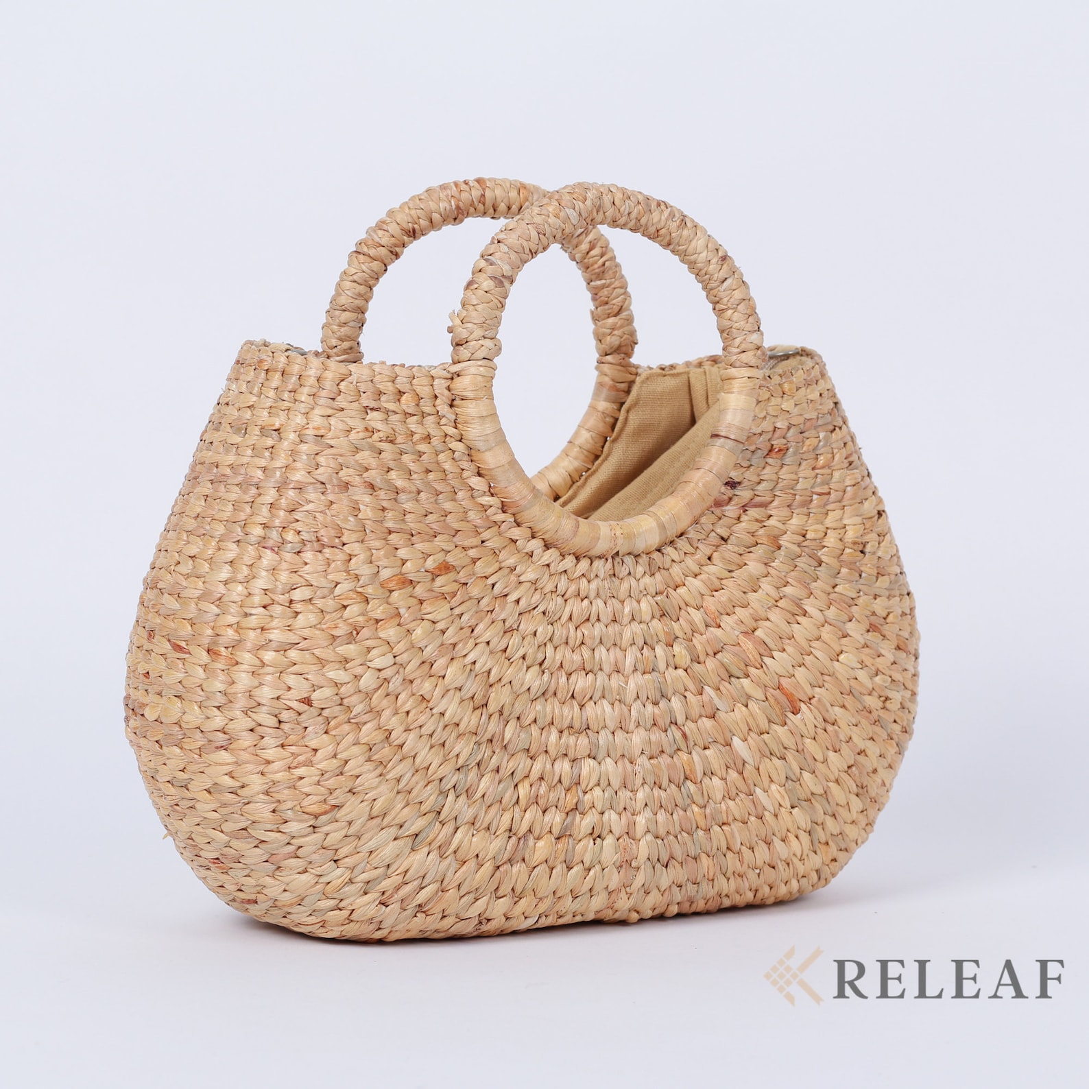 Sac à Main Bandoulière En Paille Tressée - Vintage, Boho - Taille Moyenne - Neuf Avec étiquettes