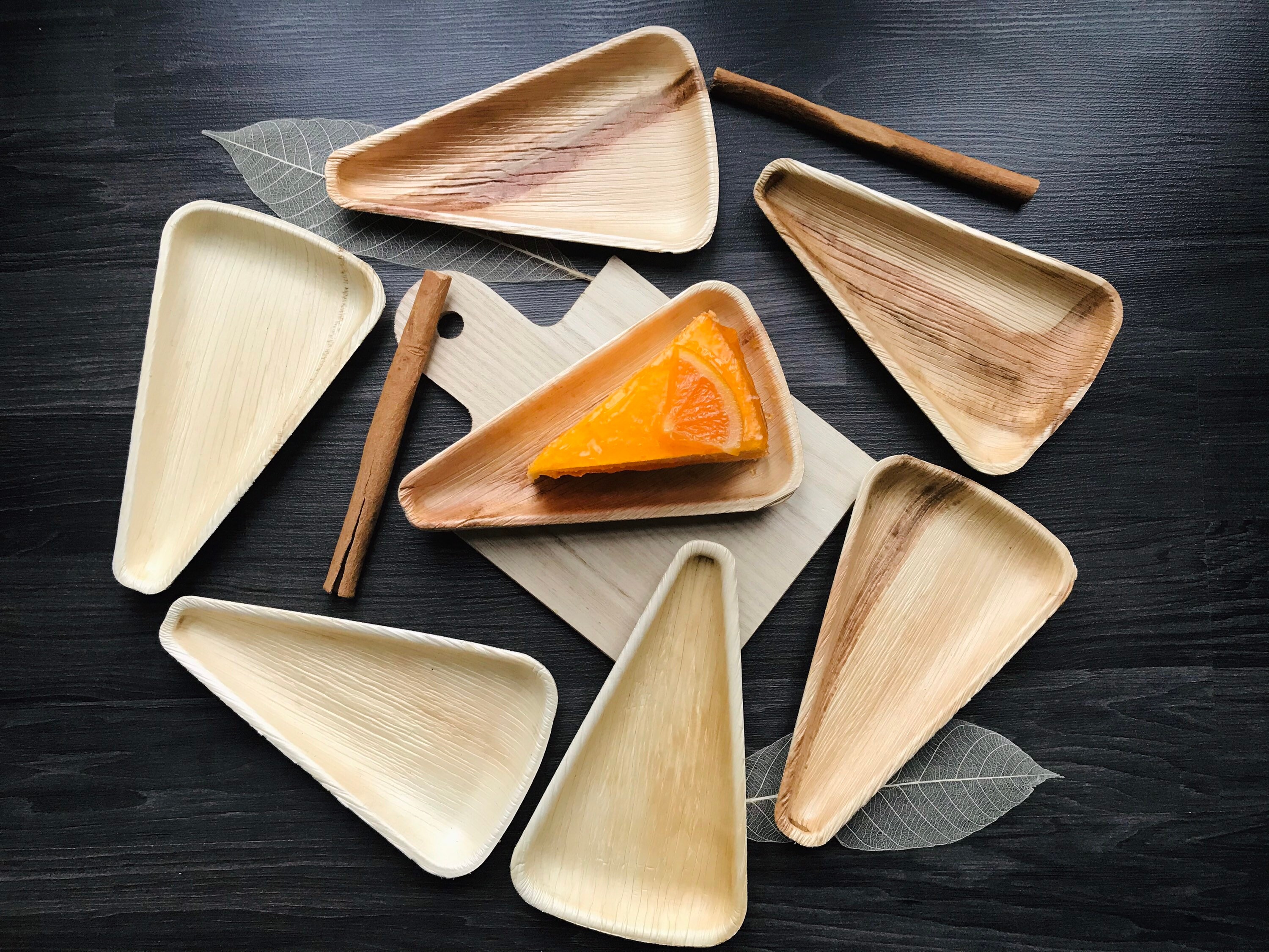 24pcs of Disposable Dessert Plate Set . Compostable Dessert Etsy