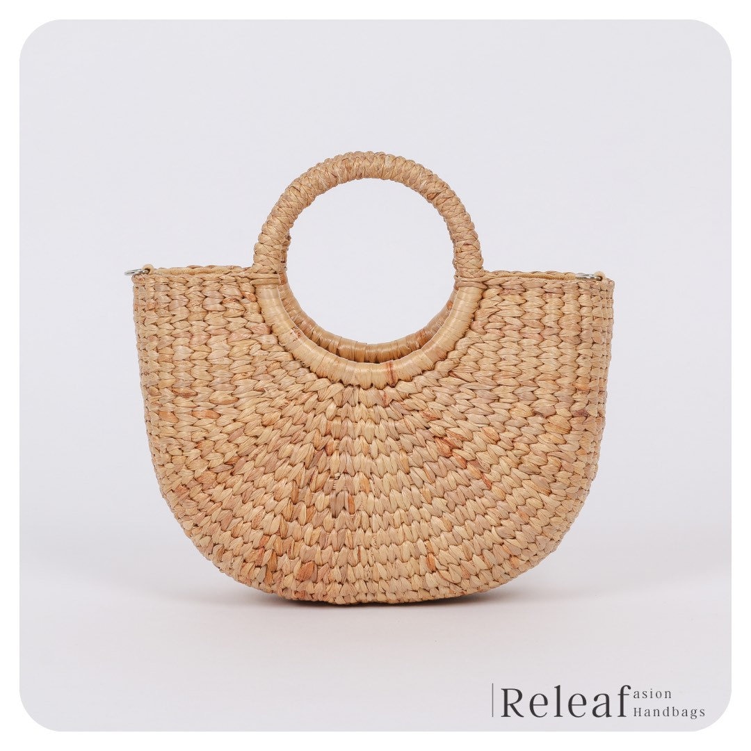 Straw Crossbody Purse Bag with Pompoms Tassel Wicker Baguette Etsy