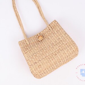 Water Hyacinth Straw Handbag, Classy Hand Woven Bag Eco-friendly Tote ...