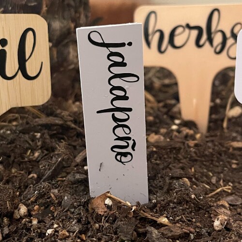 5 Pack Small Garden Label Stakes Cute mini labels on signs Etsy