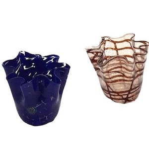 Murano glass handkerchief vase,