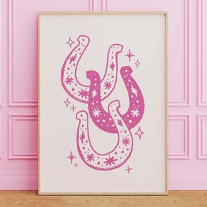 Hufeisen Druck | Digitale Kunst Download | Western Kunstdruck | Lucky You Wandkunst | Wilder Westen Kunst | Cowgirl Druck | Western Dekor