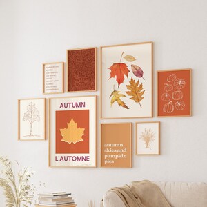 Fall Gallery Wall | Digital Art Download | 10 Printables | Rustic Fall ...