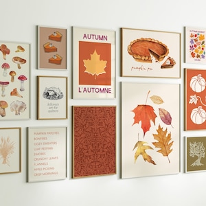 Herbst Art Prints Mega Bundle, digitale Kunst als Download, 30+ Printables, rustikale Herbst Kunstdrucke, Herbst Wandkunst, Thanksgiving, Wanddekoration