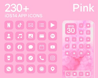 Pink App Icons Etsy Pink App Icons Etsy