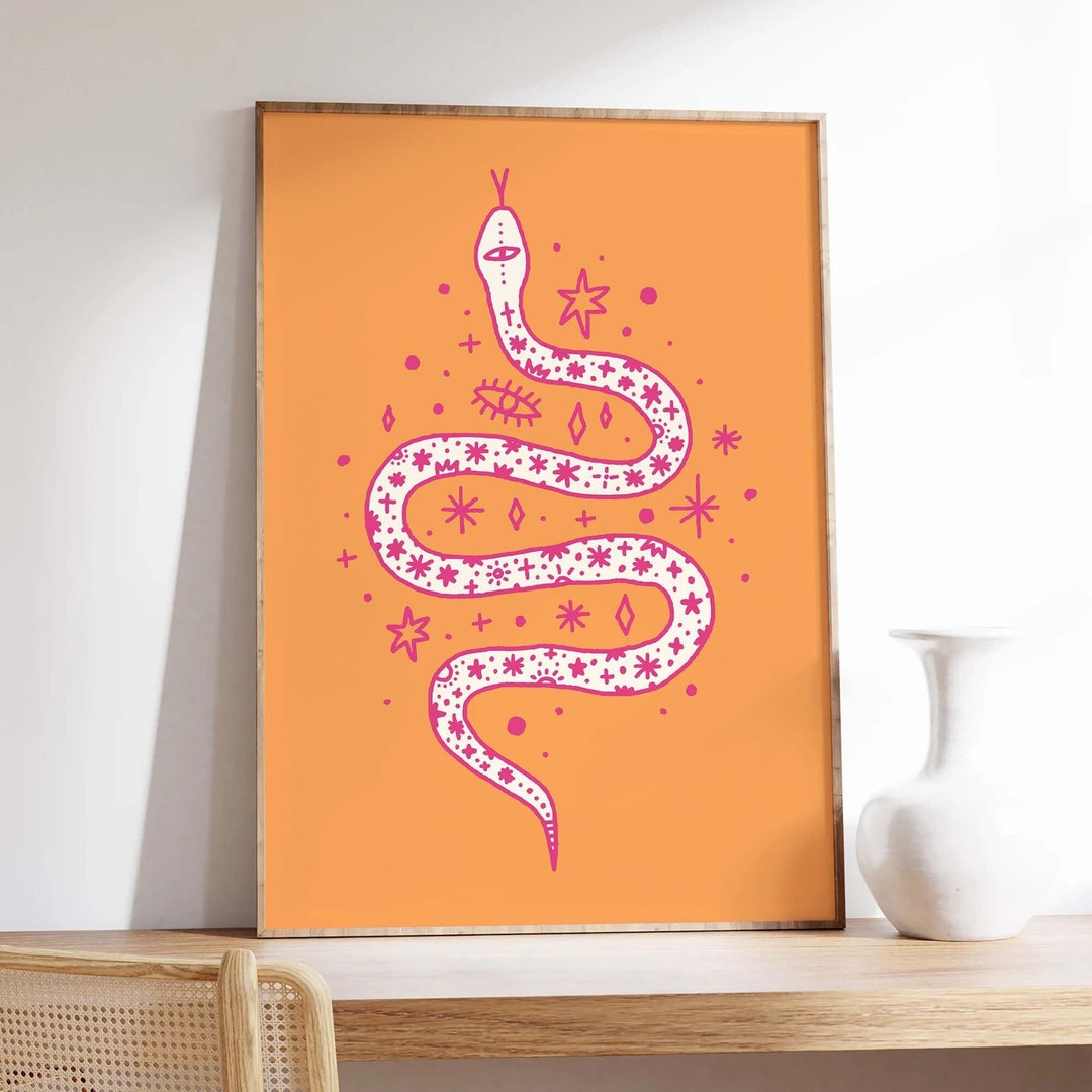 Snake Print | Digital Art Download | Western Art Print | Country Wall ...