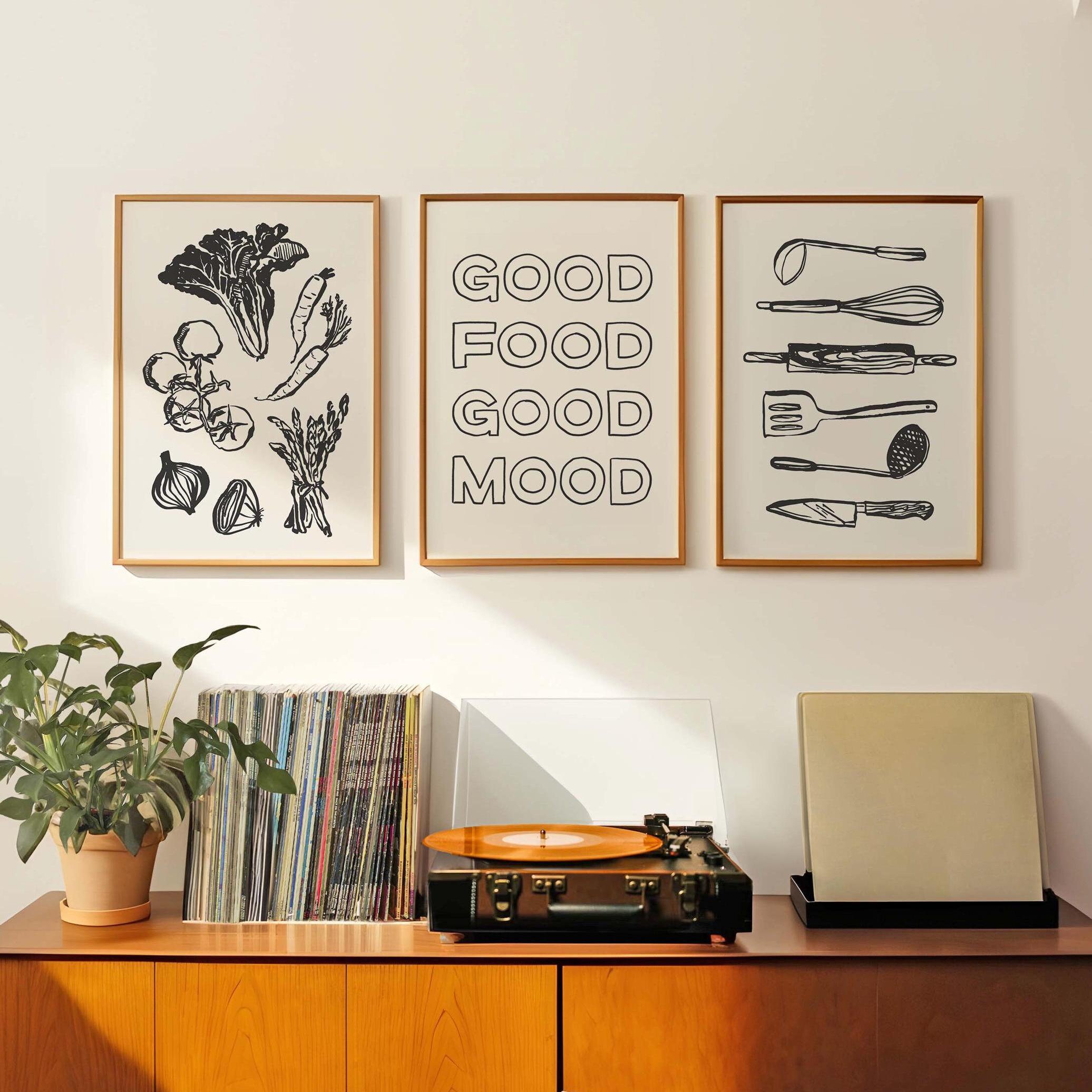 art gallery for kitchen art prints digital download... Cute Kitchen Prints, Digital Art Download, Set of 3, Kitchen Decor ...