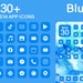 Ios Blue App Icons 230 Blue Minimal Ios 14 Modern Icon Pack - Etsy Canada