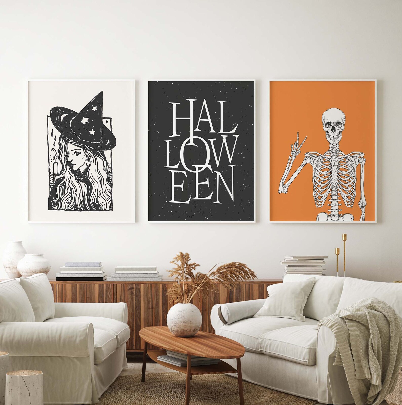 Halloween Gallery Wall Set | Digital Art Download | 10 Printables ...