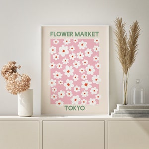 Set of 6 Flower Fruit Market Prints Digital Art Download Colorful Gallery Wall Travel Exhibition Print Set image 4