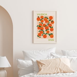 Set of 6 Flower Fruit Market Prints Digital Art Download Colorful Gallery Wall Travel Exhibition Print Set image 5