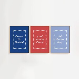 4th of July Wall Art Bundle, 25 Patriotic Prints, Americana Gallery ...