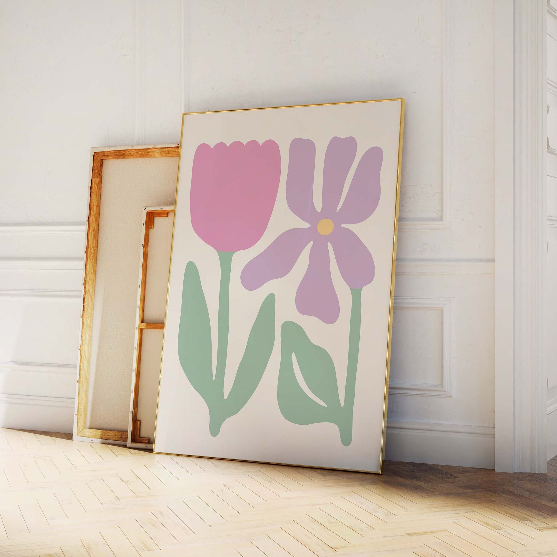 Abstract Floral Print | Digital Art Download | Flower Printable Wall ...