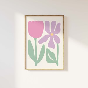 Abstract Floral Print | Digital Art Download | Flower Printable Wall ...