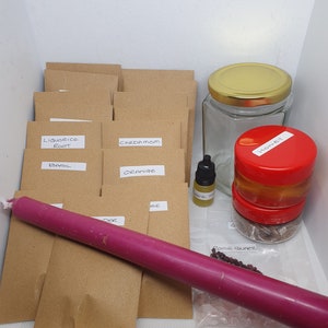 Honey Jar Kit. Heal relationships,  marriages and friendships. Includes herbs,  annointing/spell oil,  crystals and sugar.