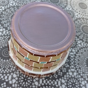 Handmade mosaic plant pot image 3