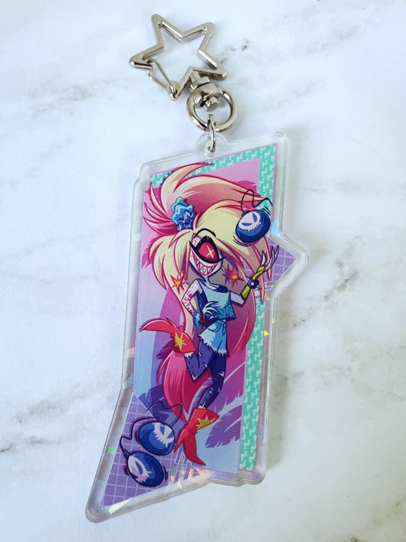 Hazbin Hotel Angel Dust and Cherri Bomb Addict | Etsy